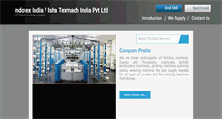Desktop Screenshot of indotexindia.com